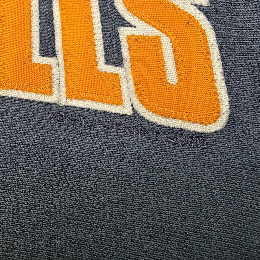General Mills Sweatshirt Mens Small Blue Hoodie Embroidered Fleece Y2K Retro - Picture 11 of 16